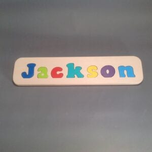 Name Boards that spells Jackson